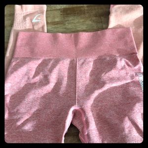 Pink and coral ombré Gymshark leggings
